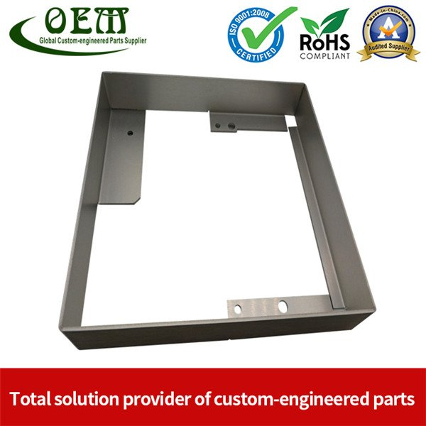 Custom Design OEM Stainless Steel Sheet Metal Stamping Bracket Frame for Telecommunications