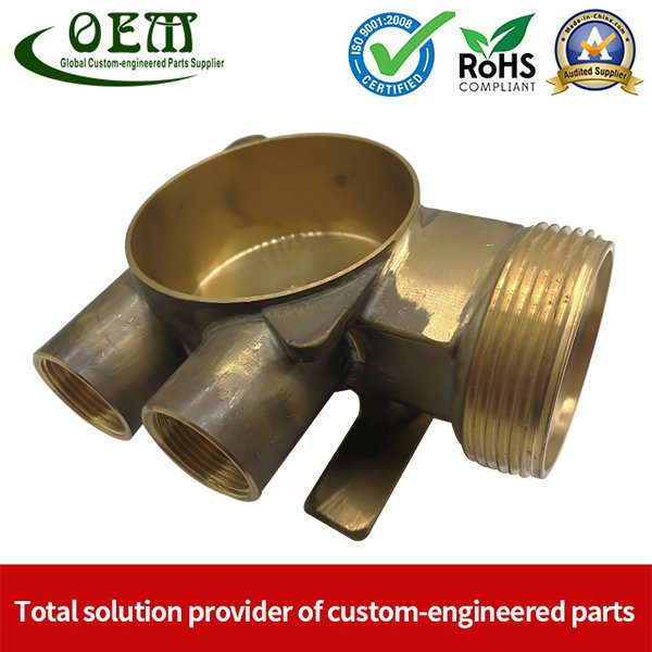 Tension Holder Brass / Copper CNC Machining Parts - for Hydraulic Fluid Equipment