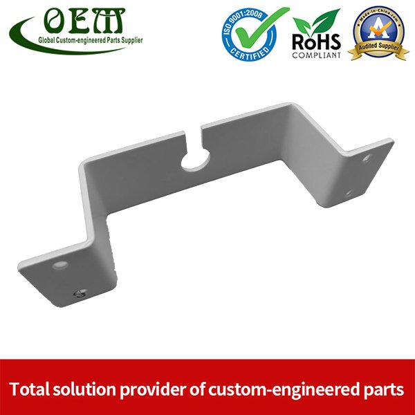 Powder Coated Progressive Die Metal Stamping Bracket Parts for WiFi Router Application