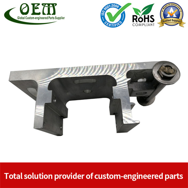 Precision Aluminum CNC Milling Custom Parts Motion Control Bracket for Military Industry