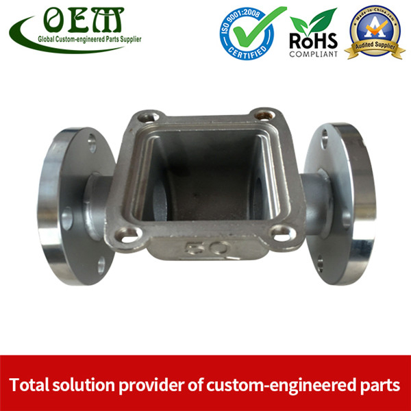 SUS-304 CNC Machining Parts - Water Meter Body Suitable Water Flow Meter