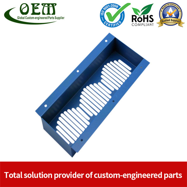 Custom OEM Powder Coated Metal Cabinets Shell Fabrication by Laser Cutting / Metal Stamping Technology
