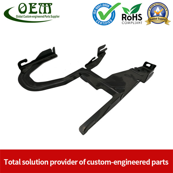 Powder Coated Sheet Metal Stamping Fabrication Bracket for Package Machinery