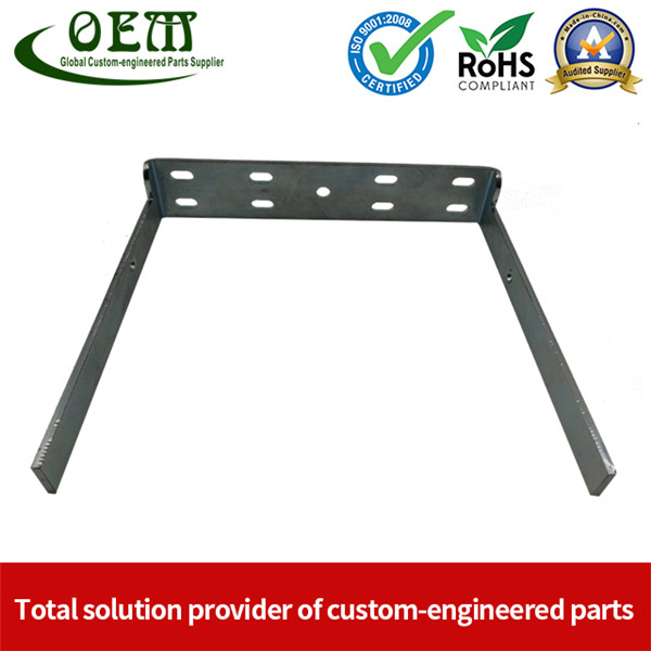 Precision Metal Stamping & Laser Cutting Sheet Metal Fabrication of U Shape Stainless Steel Brackets for The Military