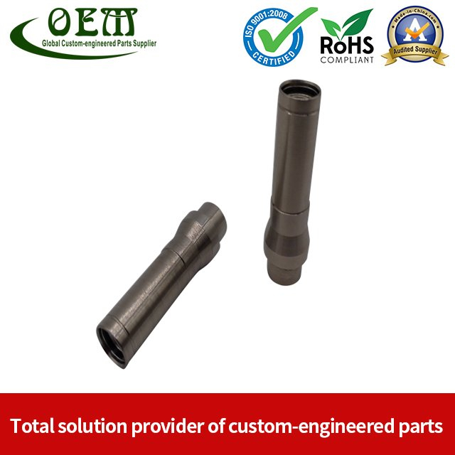 OEM Custom Stainless Steel CNC Turned Parts - Hollow Threaded Shaft for MOD (Defence)