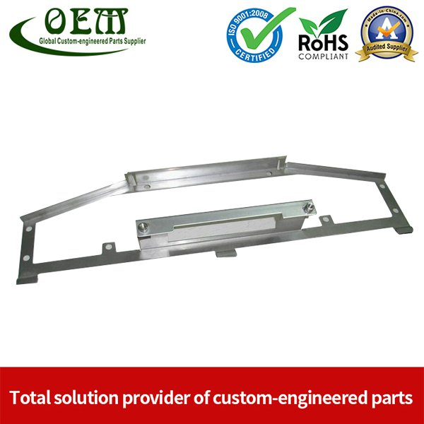 Galvanized Steel Precision Stamping Parts for Locking Clips, Prototype To Production