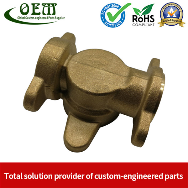 CNC Machined Brass Valve Body for Precision Measurement Devices