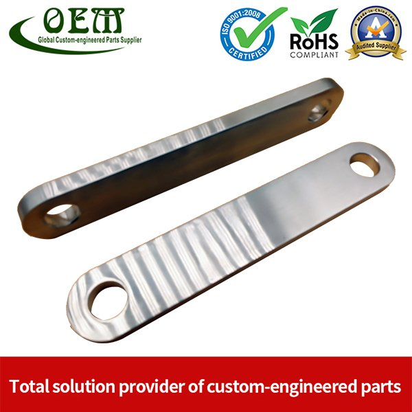 Precision Aluminum CNC Milling Machined Plate with M5 Tapping Threads RoHs Complaint