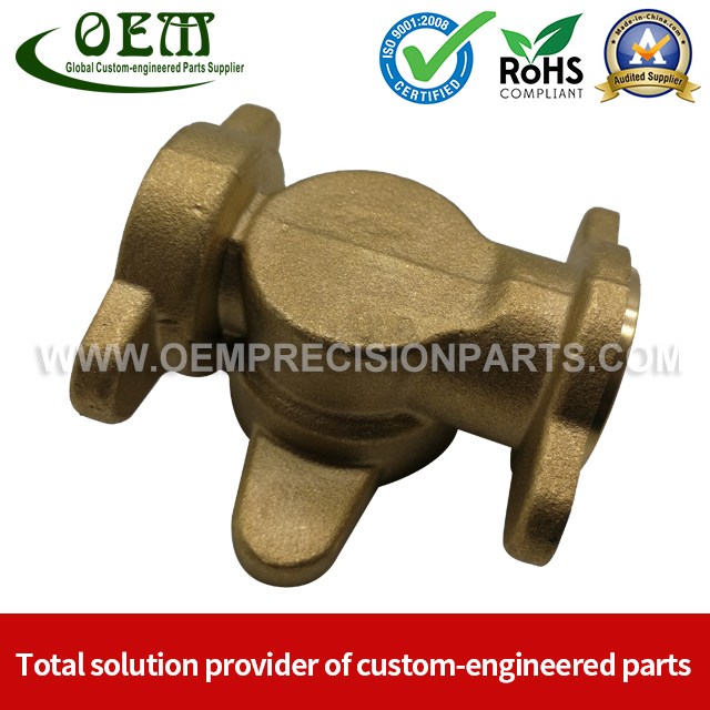 CNC Brass TurningParts - Brass tap Blocks for Solar Energy Equipment
