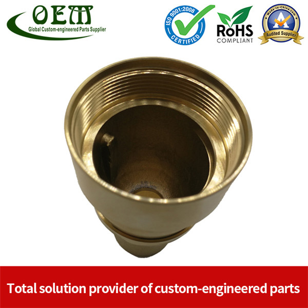 Beryllium Copper Brass Machining Swivel Housing Parts Used for Electronic Pump