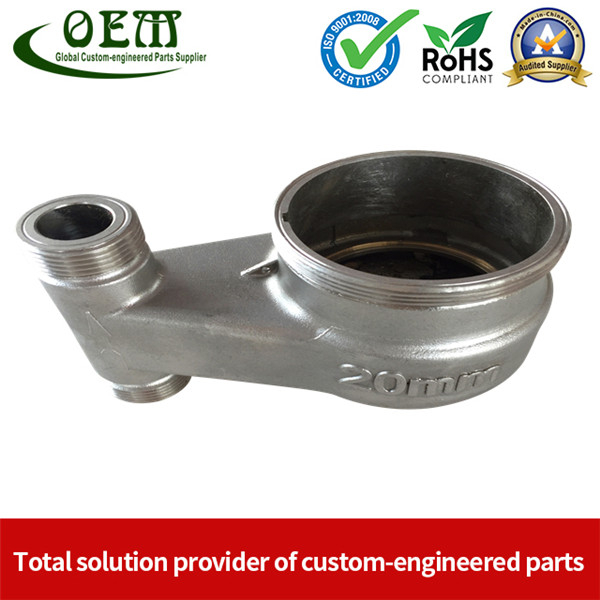 Stainless Steel Precision CNC Milling Machined Components Used for Gas Pipe Coupler