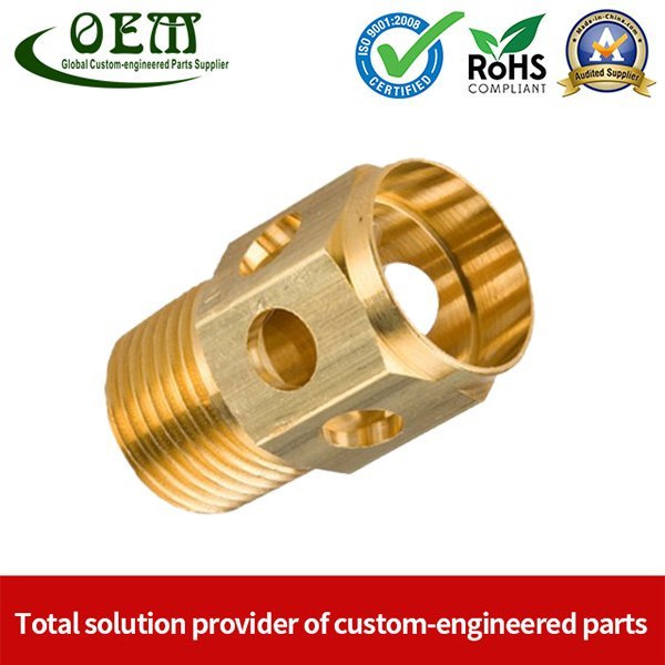 CNC Turning Brass Nuts And Nipples for Medical Industry