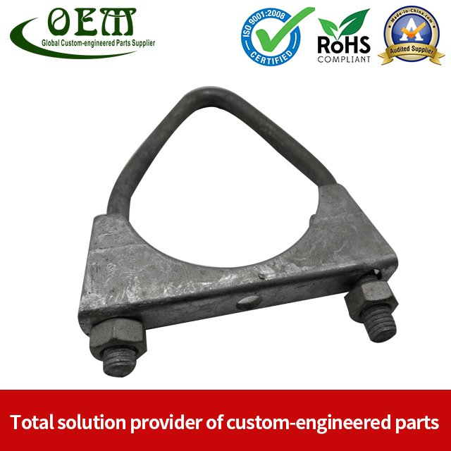 Precision Galvanized Steel Stamping Hardware Clamps Parts Used for Construction Buildings