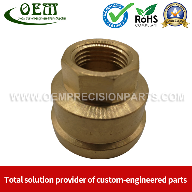 CNC Brass machining Parts - Brass tap Blocks for Solar Energy Equipment