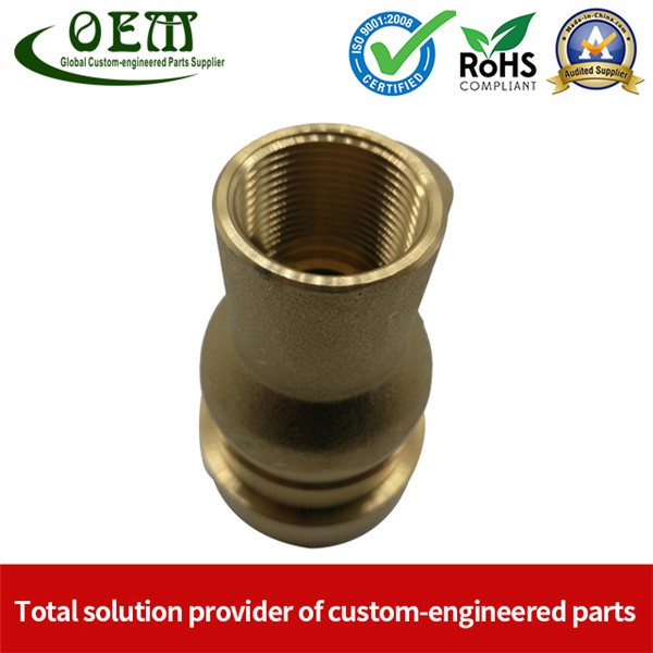 Beryllium Copper Brass Machining Swivel Housing Parts Used for Electronic Pump