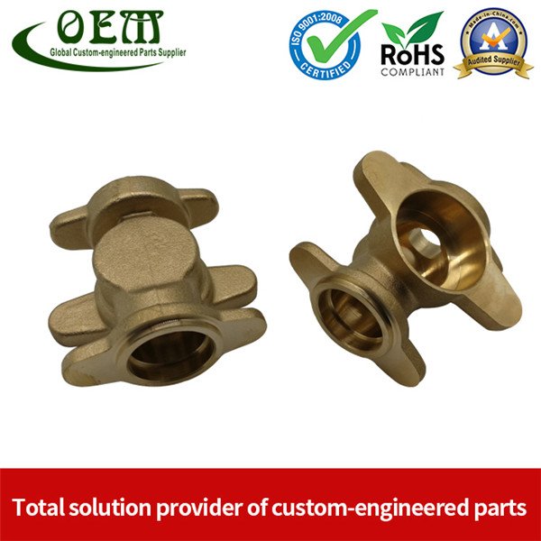 Brass Pipe Socket Brass CNC Milled Milling Parts for Gas Valve Applications
