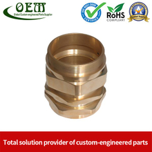 CNC Turning Brass Nuts And Nipples for Medical Industry