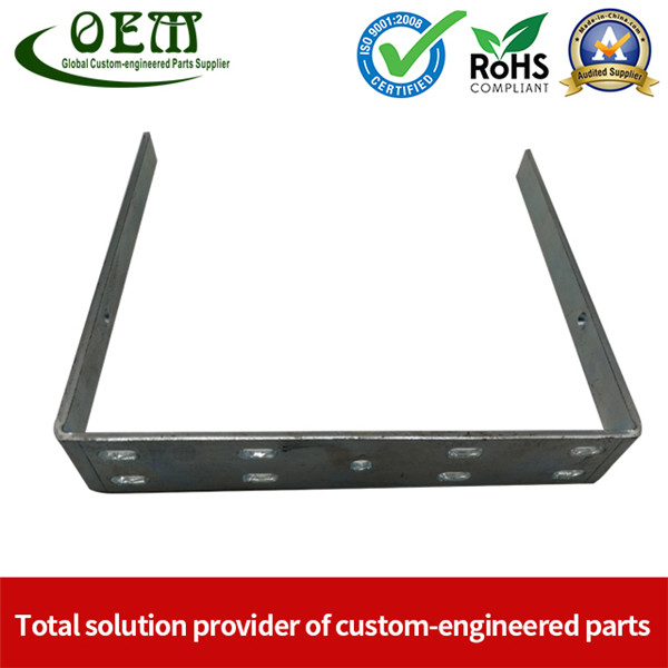 Precision Metal Stamping & Laser Cutting Sheet Metal Fabrication of U Shape Stainless Steel Brackets for The Military