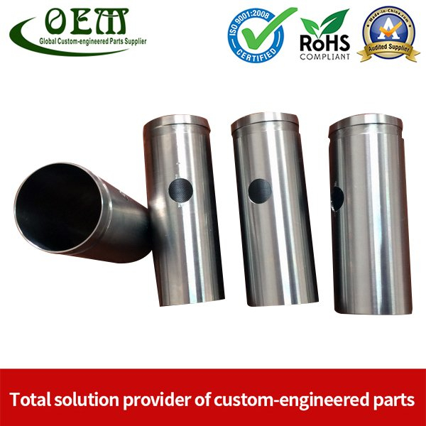 Stainless Steel CNC Milling Machined Tube Coupler for Lawn Mover Exhaust